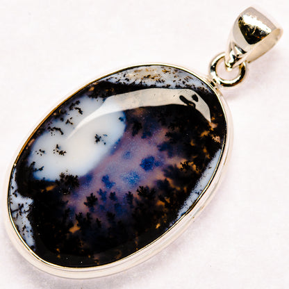 Dendritic Opal Pendants handcrafted by Ana Silver Co - PD23035 - Photo 2