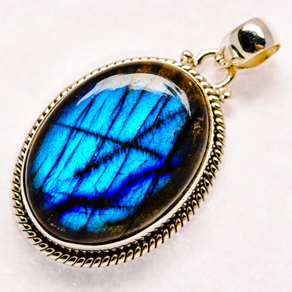 Labradorite Pendants handcrafted by Ana Silver Co - PD23041 - Photo 2