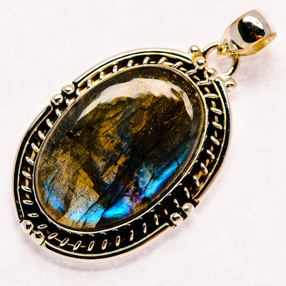 Labradorite Pendants handcrafted by Ana Silver Co - PD23044 - Photo 2