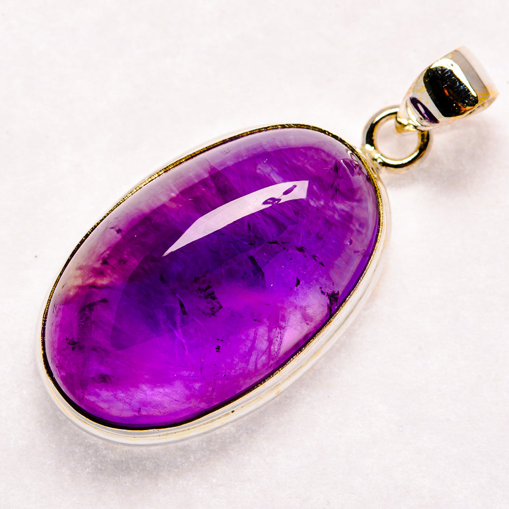 Amethyst Pendants handcrafted by Ana Silver Co - PD23048 - Photo 2