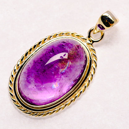 Amethyst Pendants handcrafted by Ana Silver Co - PD23049 - Photo 2