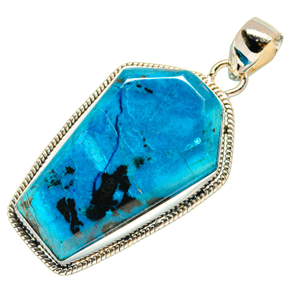 Shattuckite Pendants handcrafted by Ana Silver Co - PD23061 - Photo 2