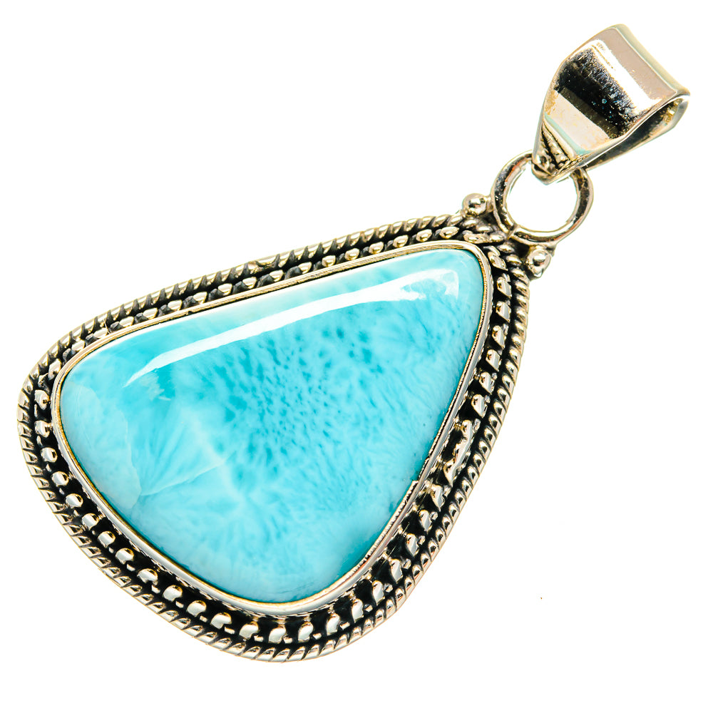 Larimar Pendants handcrafted by Ana Silver Co - PD23064 - Photo 2