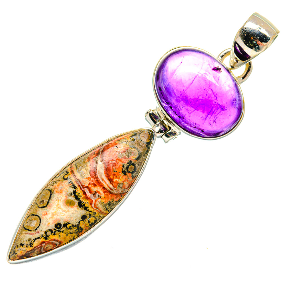 Poppy Jasper Pendants handcrafted by Ana Silver Co - PD23068 - Photo 2