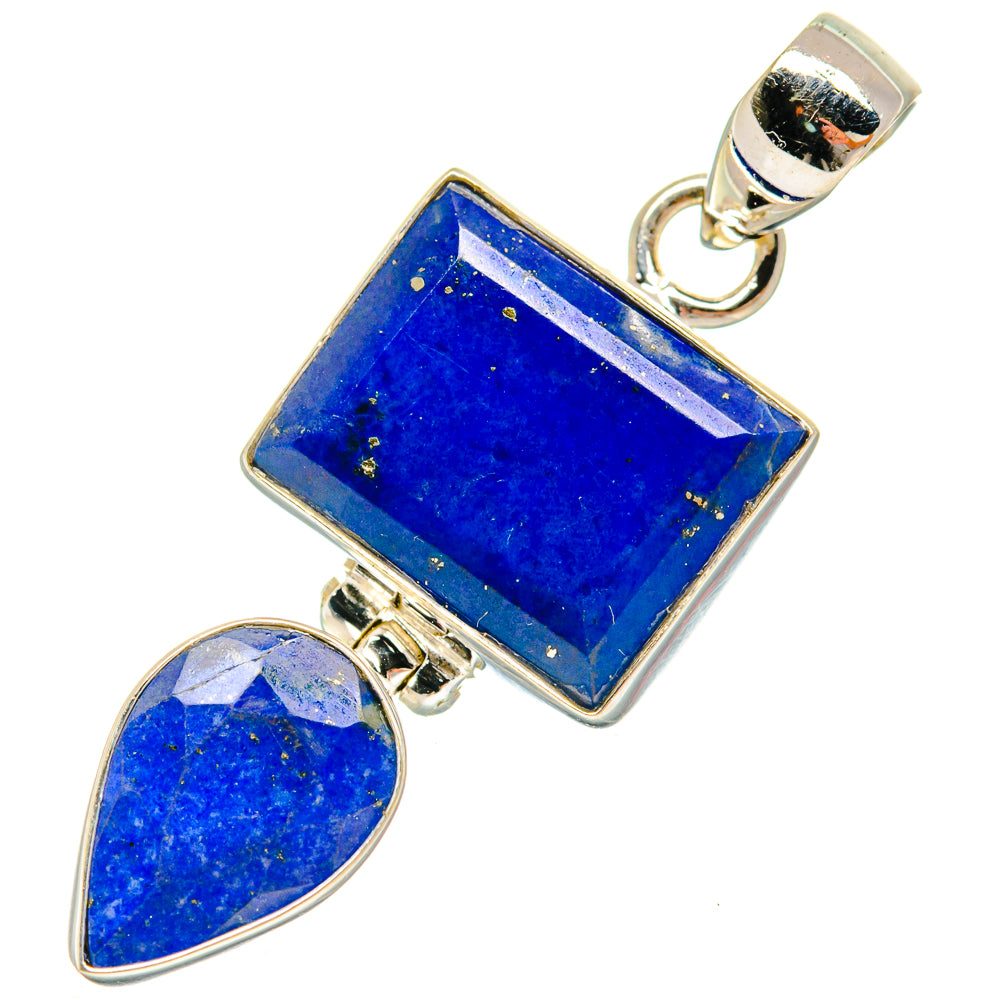 Lapis Lazuli Pendants handcrafted by Ana Silver Co - PD23069 - Photo 2