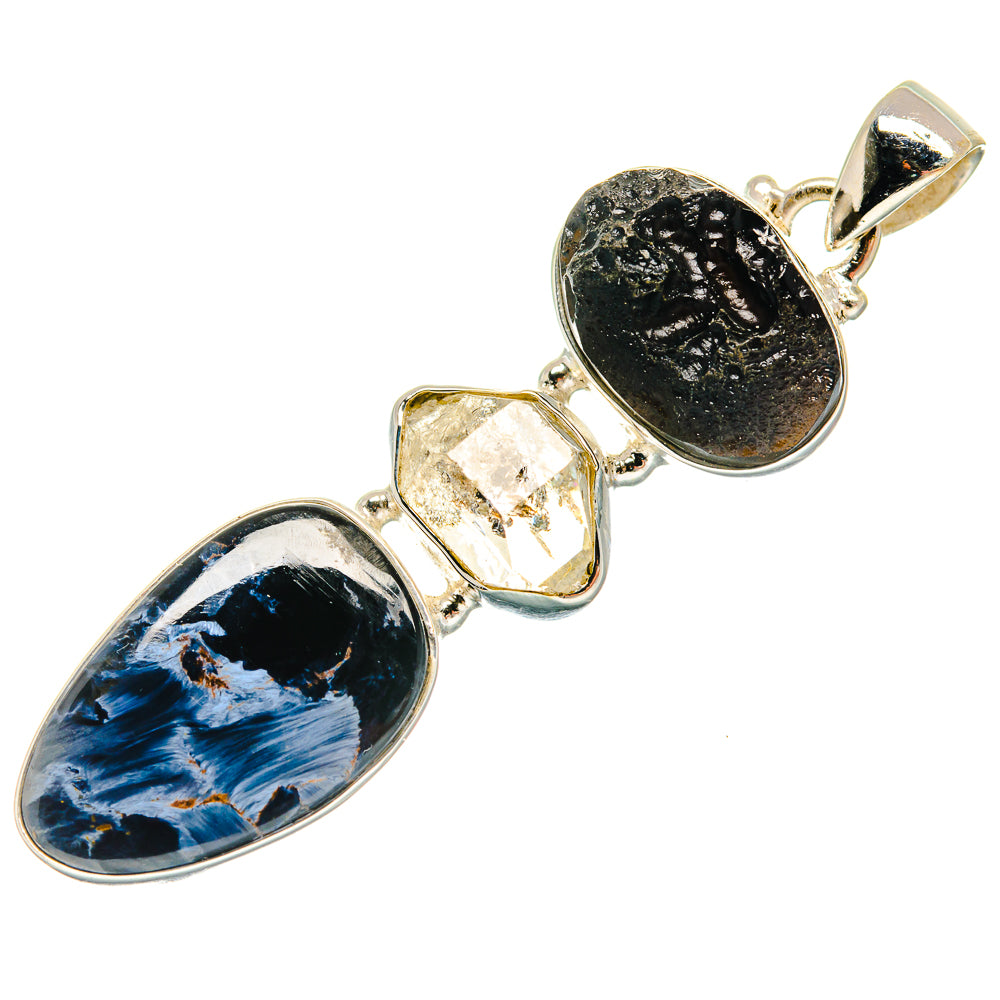 Pietersite Pendants handcrafted by Ana Silver Co - PD23073 - Photo 2