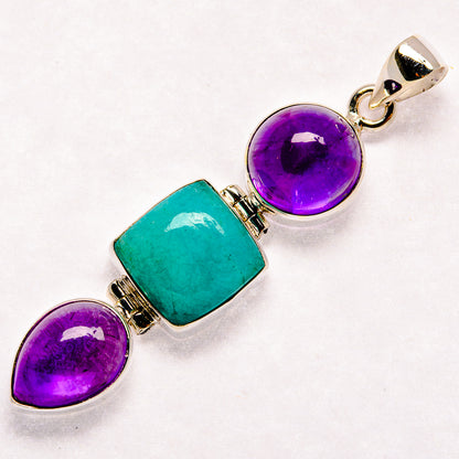 Smithsonite Pendants handcrafted by Ana Silver Co - PD23081 - Photo 2