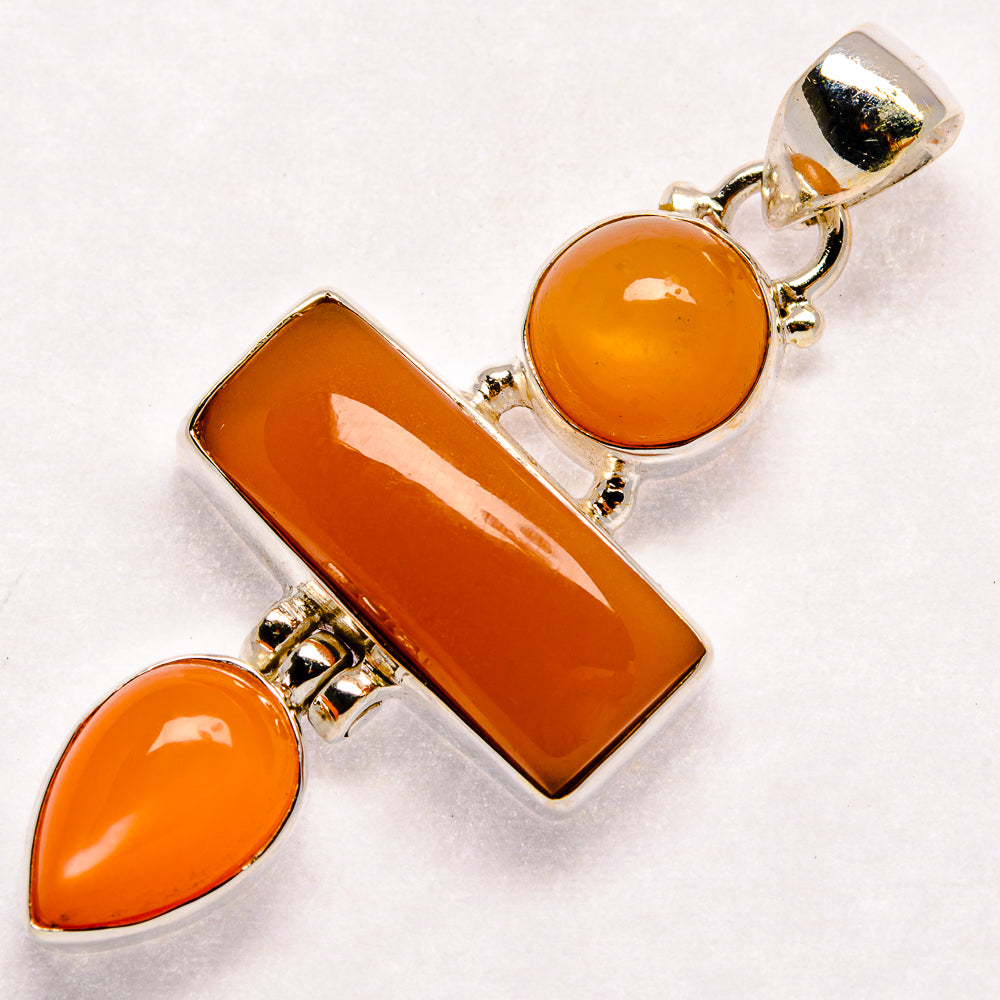 Sunstone Pendants handcrafted by Ana Silver Co - PD23089 - Photo 2