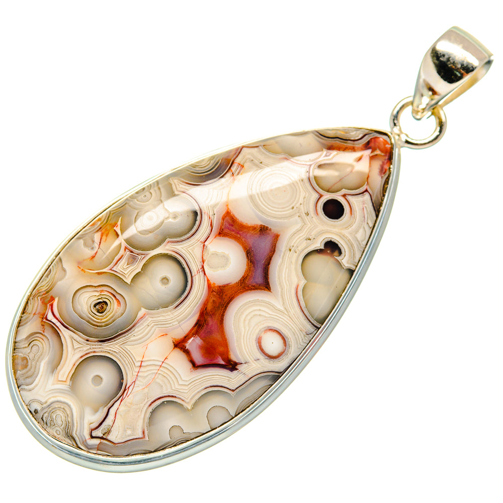 Ocean Jasper Pendants handcrafted by Ana Silver Co - PD23104 - Photo 2