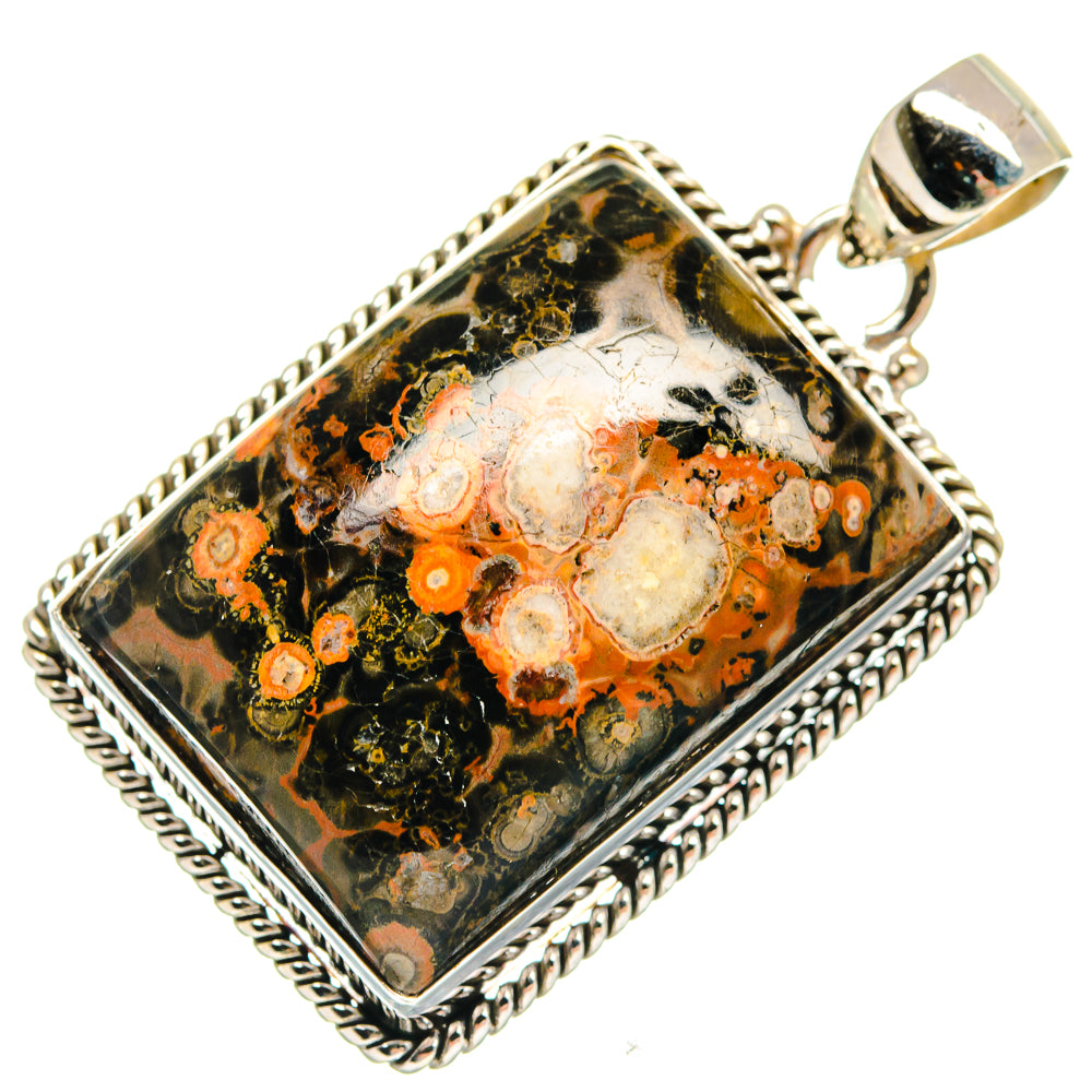 Poppy Jasper Pendants handcrafted by Ana Silver Co - PD23108 - Photo 2