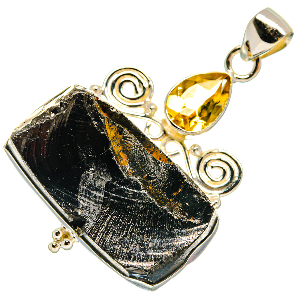 Shungite Pendants handcrafted by Ana Silver Co - PD23110 - Photo 2