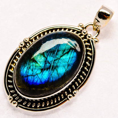 Labradorite Pendants handcrafted by Ana Silver Co - PD23140 - Photo 2
