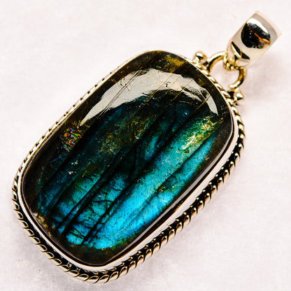 Labradorite Pendants handcrafted by Ana Silver Co - PD23142 - Photo 2