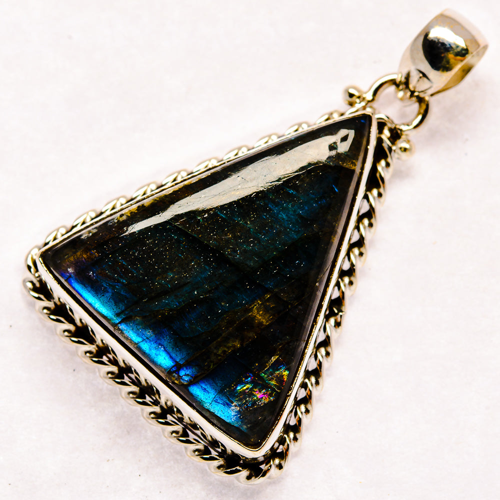 Labradorite Pendants handcrafted by Ana Silver Co - PD23147 - Photo 2
