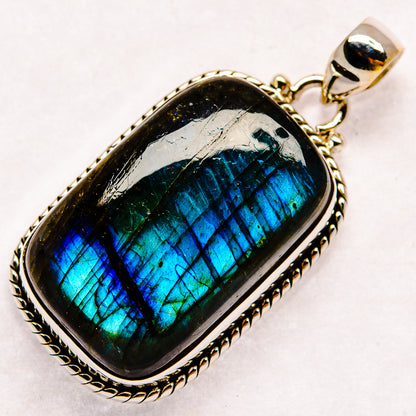 Labradorite Pendants handcrafted by Ana Silver Co - PD23148 - Photo 2
