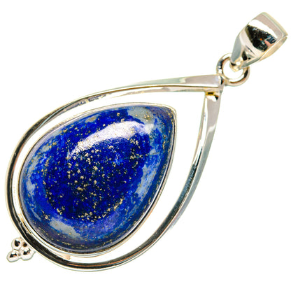 Lapis Lazuli Pendants handcrafted by Ana Silver Co - PD23153 - Photo 2