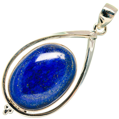 Lapis Lazuli Pendants handcrafted by Ana Silver Co - PD23154 - Photo 2