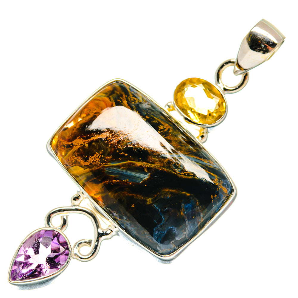 Pietersite Pendants handcrafted by Ana Silver Co - PD23170 - Photo 2