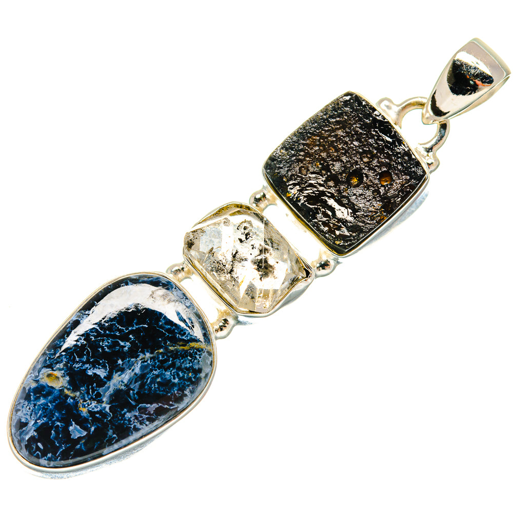 Pietersite Pendants handcrafted by Ana Silver Co - PD23181 - Photo 2