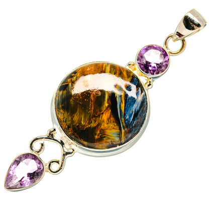Pietersite Pendants handcrafted by Ana Silver Co - PD23188 - Photo 2