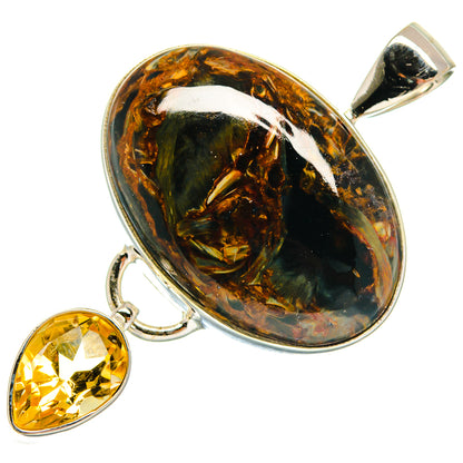 Golden Pietersite Pendants handcrafted by Ana Silver Co - PD23190 - Photo 2