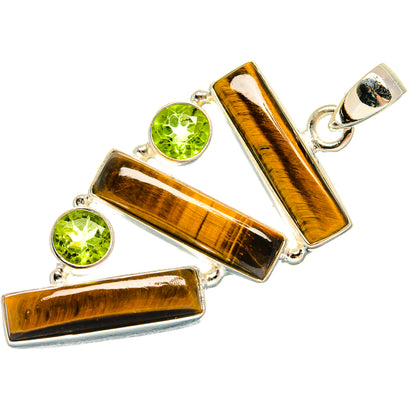 Tiger Eye Pendants handcrafted by Ana Silver Co - PD23192 - Photo 2