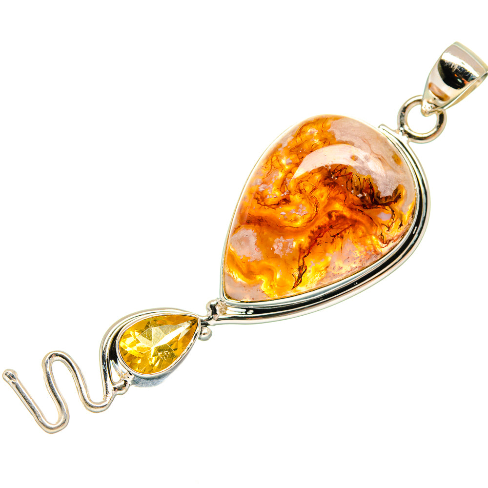 Ocean Jasper Pendants handcrafted by Ana Silver Co - PD23193 - Photo 2