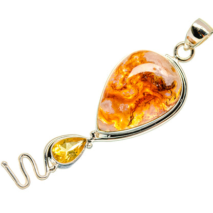 Ocean Jasper Pendants handcrafted by Ana Silver Co - PD23193 - Photo 2