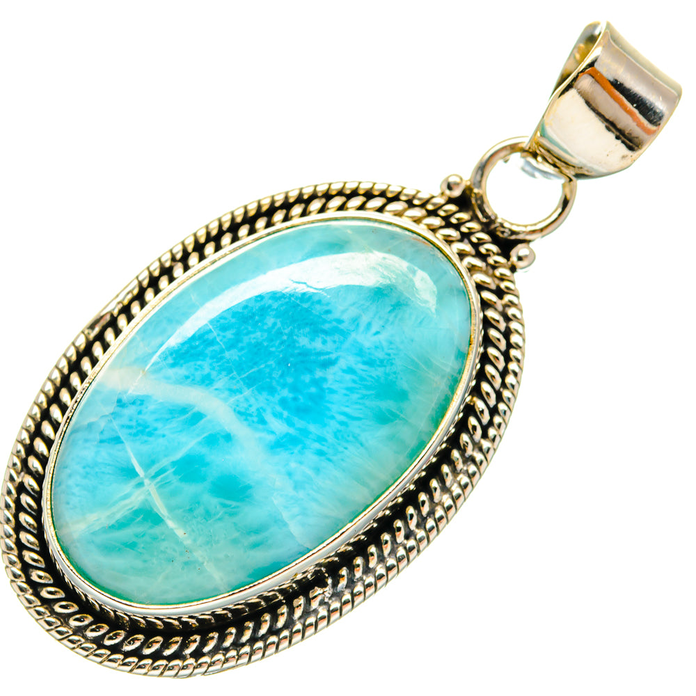 Larimar Pendants handcrafted by Ana Silver Co - PD23195 - Photo 2