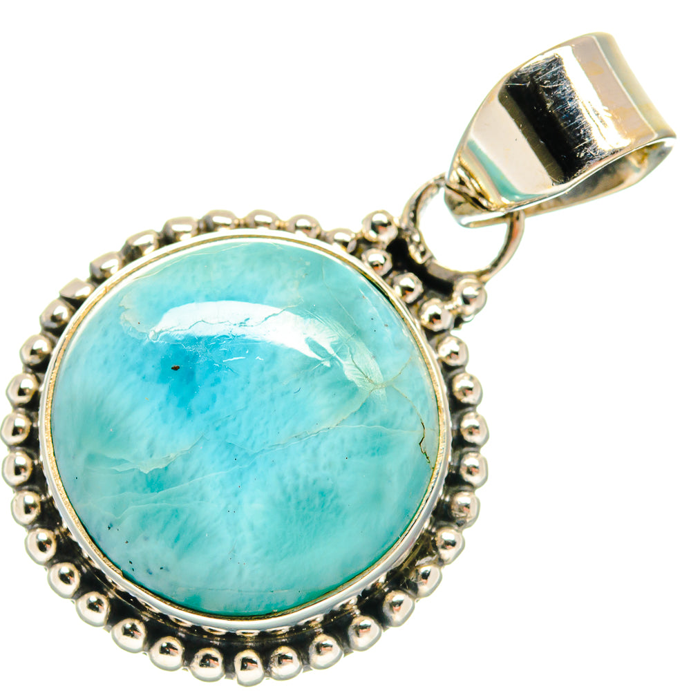 Larimar Pendants handcrafted by Ana Silver Co - PD23197 - Photo 2