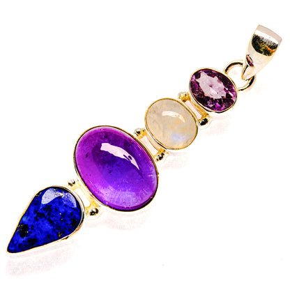 Amethyst Pendants handcrafted by Ana Silver Co - PD23204 - Photo 2