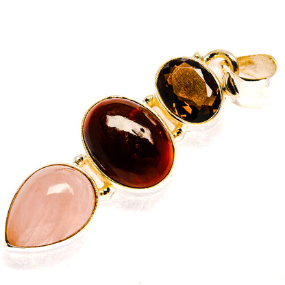 Smoky Quartz Pendants handcrafted by Ana Silver Co - PD23210 - Photo 2