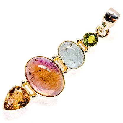 Ametrine Pendants handcrafted by Ana Silver Co - PD23211 - Photo 2