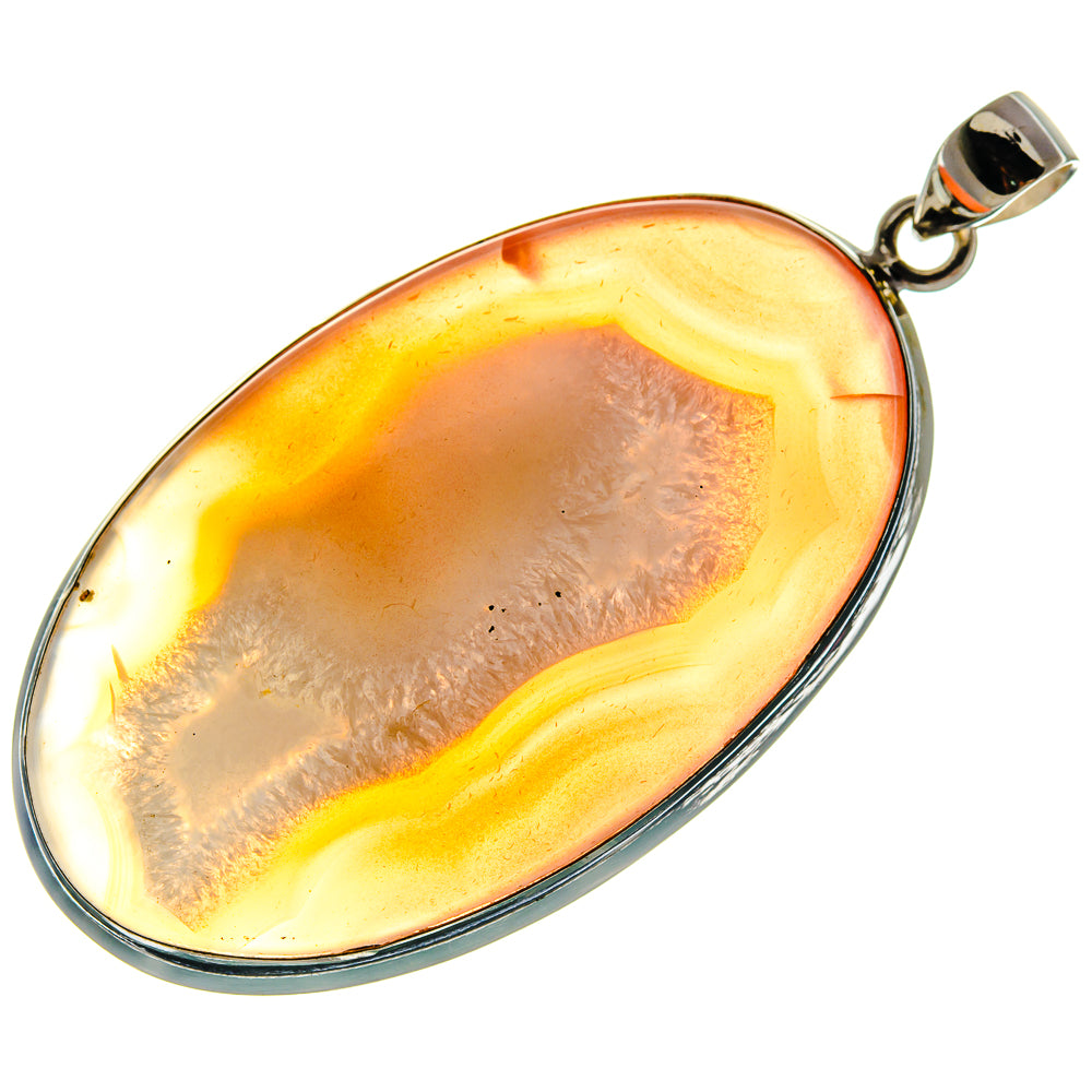 Botswana Agate Pendants handcrafted by Ana Silver Co - PD23231 - Photo 2