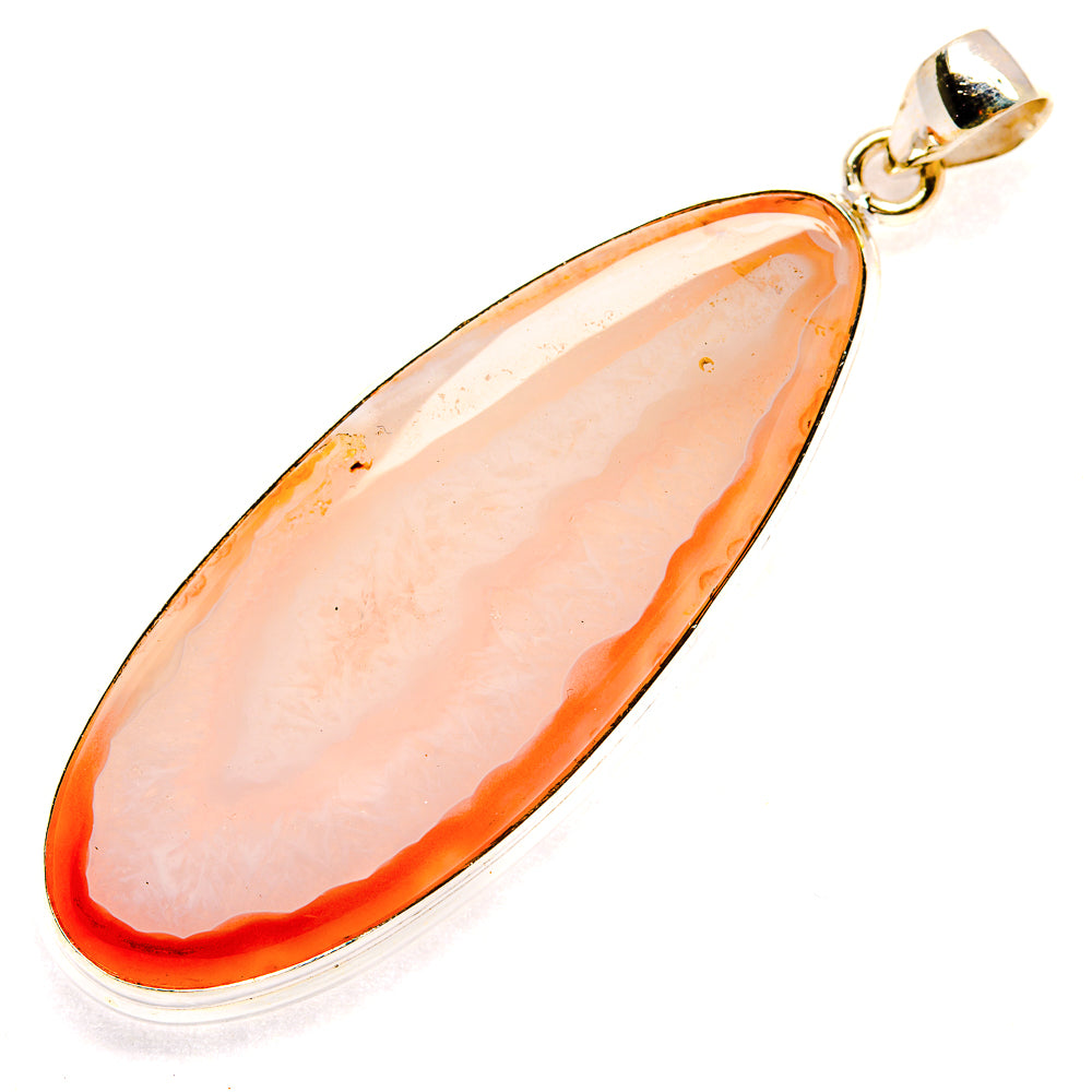 Botswana Agate Pendants handcrafted by Ana Silver Co - PD23233 - Photo 2