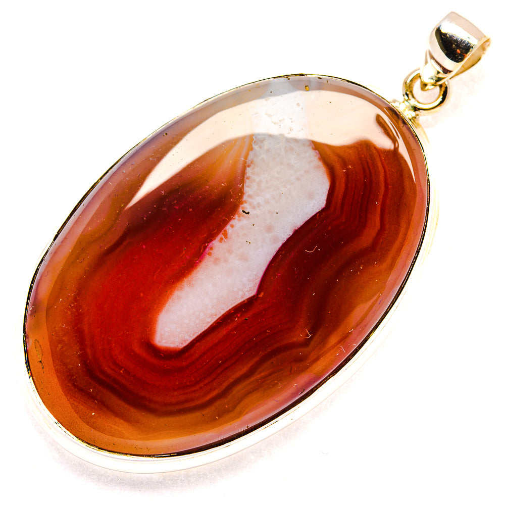 Botswana Agate Pendants handcrafted by Ana Silver Co - PD23240 - Photo 2