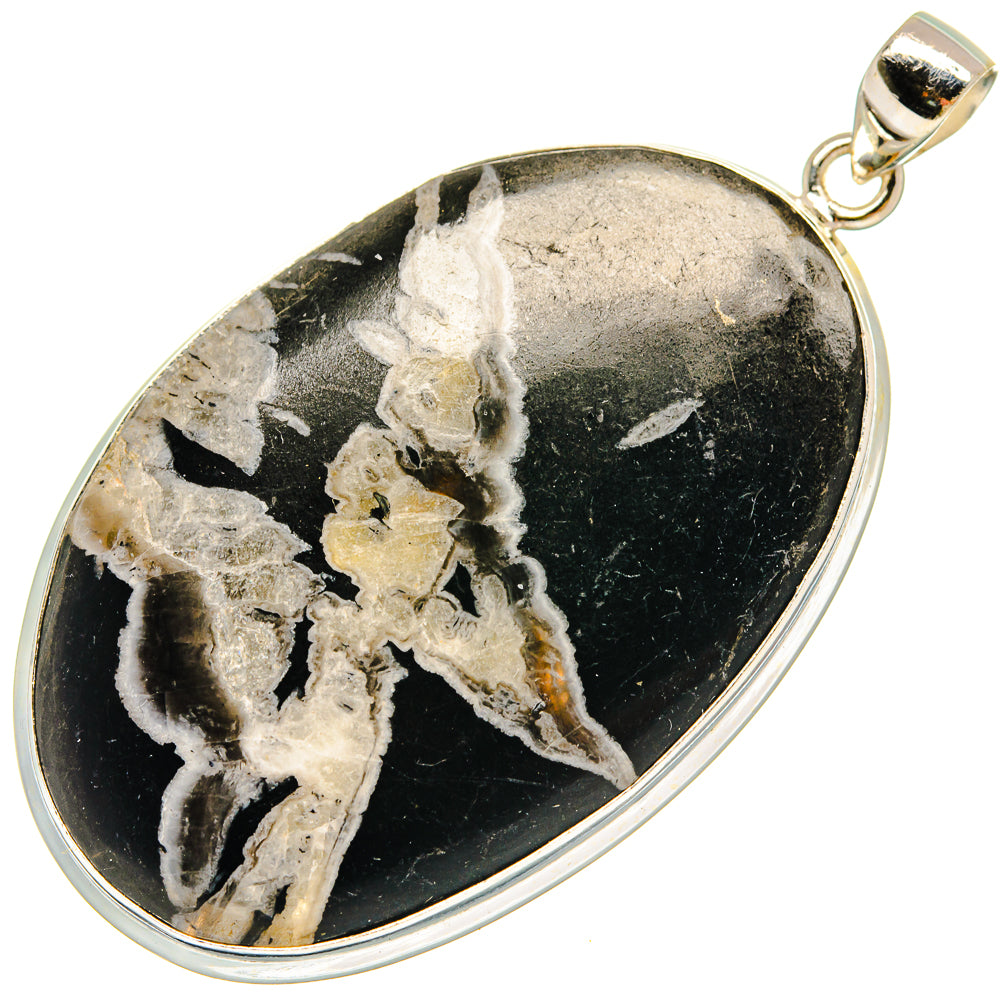 Chrysanthemum Stone Pendants handcrafted by Ana Silver Co - PD23245 - Photo 2