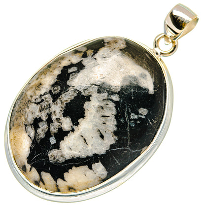Chrysanthemum Stone Pendants handcrafted by Ana Silver Co - PD23247 - Photo 2