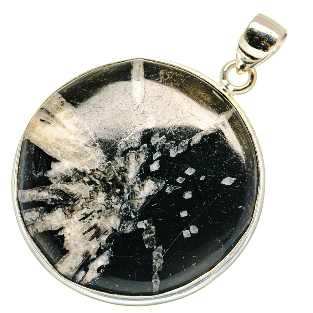 Chrysanthemum Stone Pendants handcrafted by Ana Silver Co - PD23250 - Photo 2