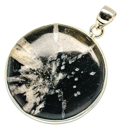 Chrysanthemum Stone Pendants handcrafted by Ana Silver Co - PD23250 - Photo 2