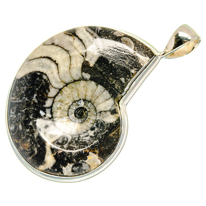 Pinolith Fossil Pendants handcrafted by Ana Silver Co - PD23252 - Photo 2