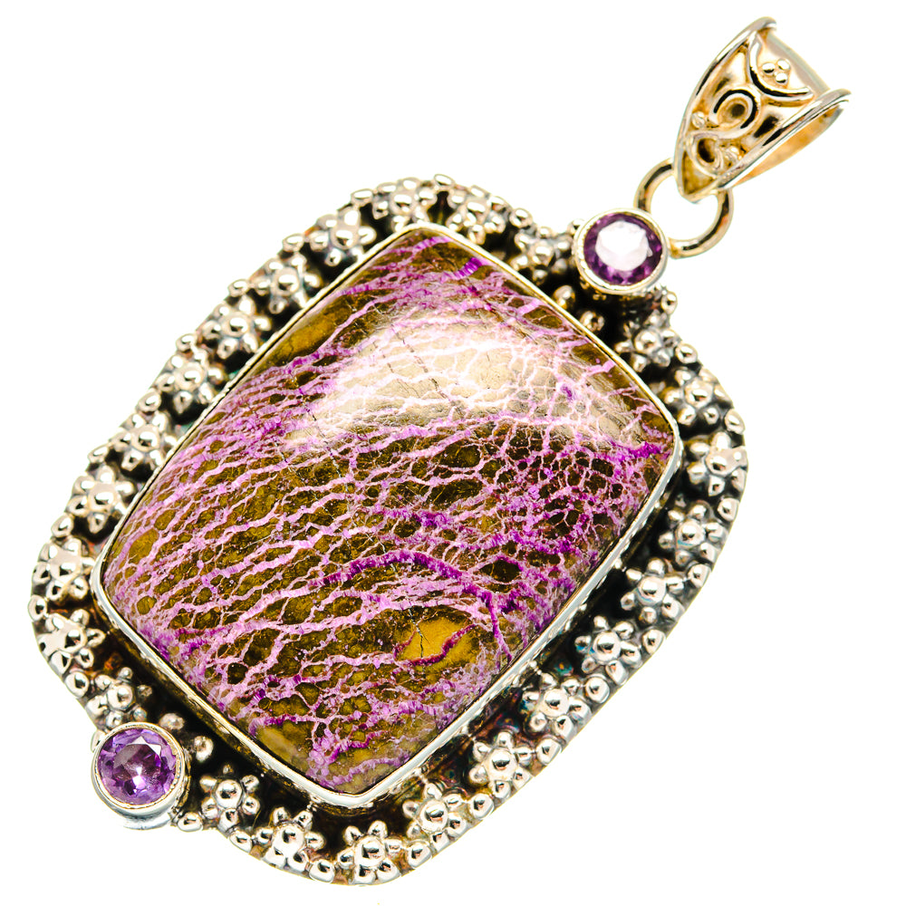 Stichtite Pendants handcrafted by Ana Silver Co - PD23253 - Photo 2