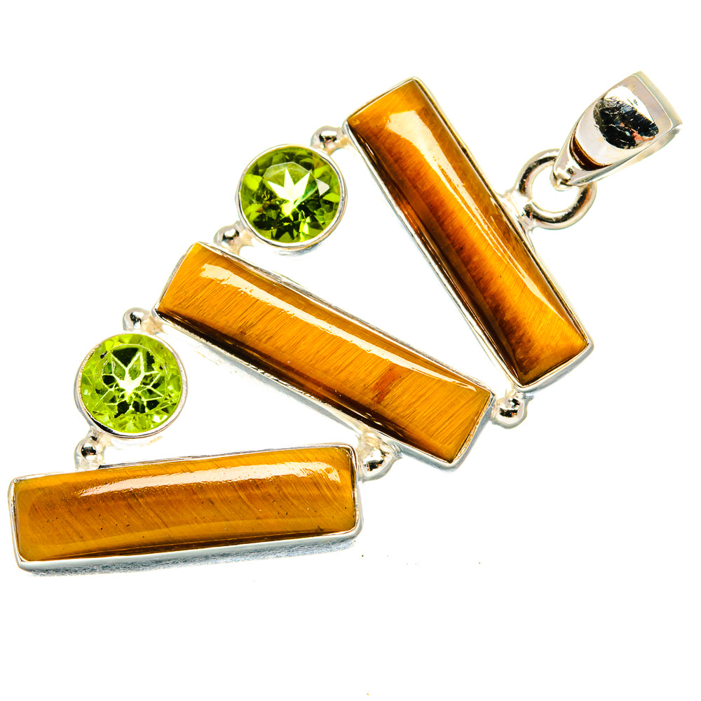 Tiger Eye Pendants handcrafted by Ana Silver Co - PD23288 - Photo 2