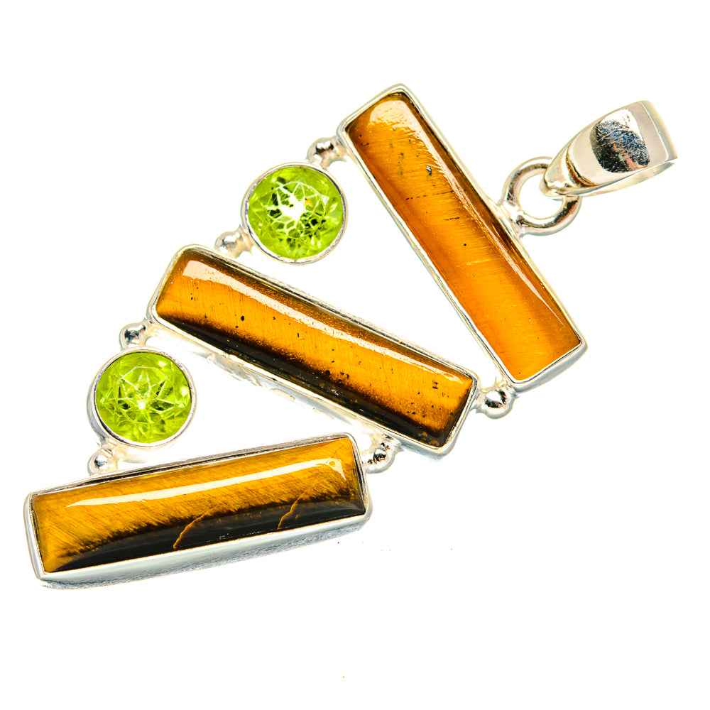 Tiger Eye Pendants handcrafted by Ana Silver Co - PD23289 - Photo 2