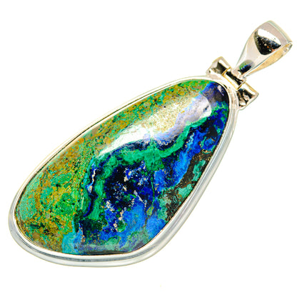 Azurite Malachite Pendants handcrafted by Ana Silver Co - PD23294 - Photo 2