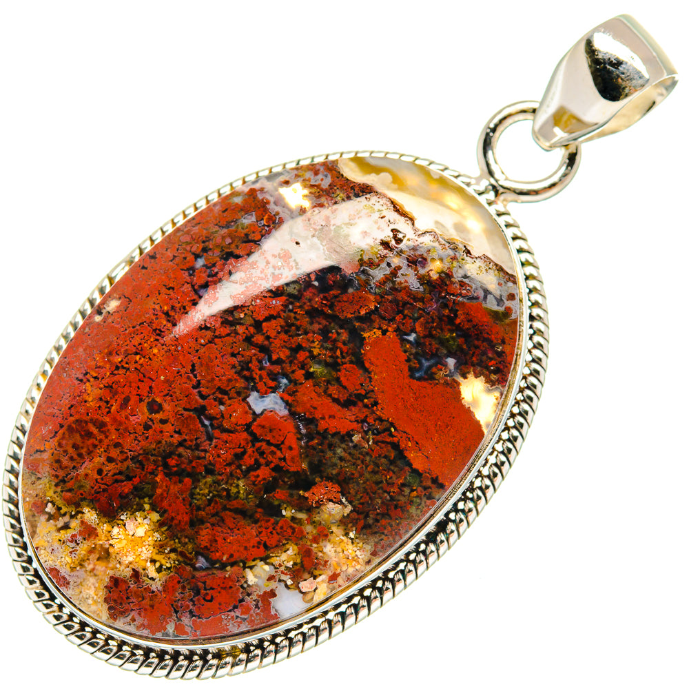 Bloodstone Pendants handcrafted by Ana Silver Co - PD23299 - Photo 2