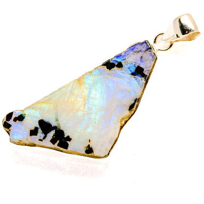 Rainbow Moonstone Pendants handcrafted by Ana Silver Co - PD23315 - Photo 2