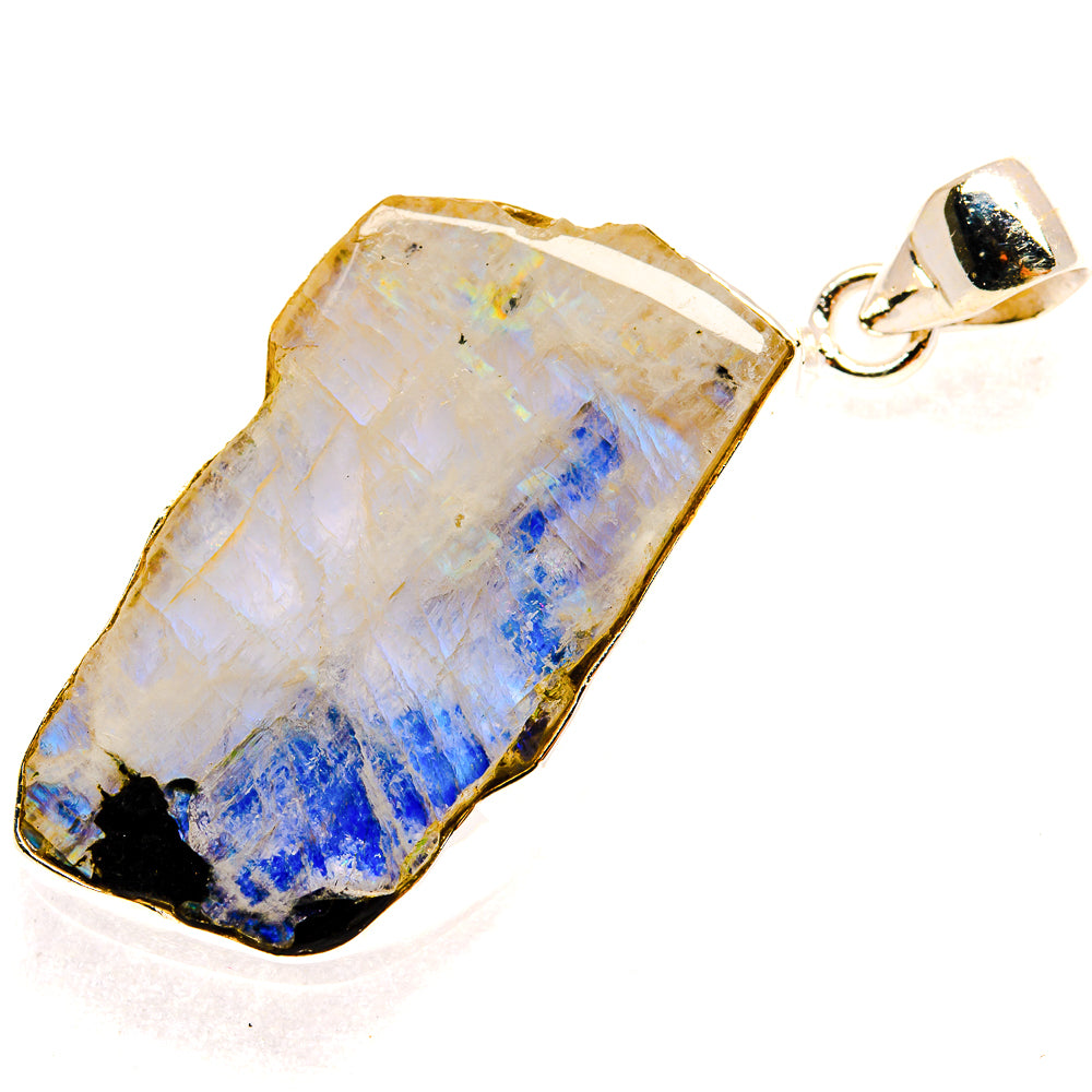 Rainbow Moonstone Pendants handcrafted by Ana Silver Co - PD23318 - Photo 2