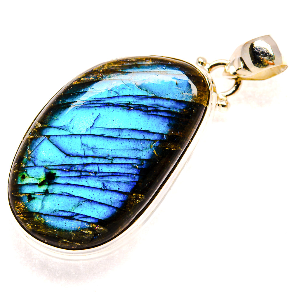 Labradorite Pendants handcrafted by Ana Silver Co - PD23320 - Photo 2