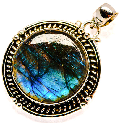 Labradorite Pendants handcrafted by Ana Silver Co - PD23323 - Photo 2